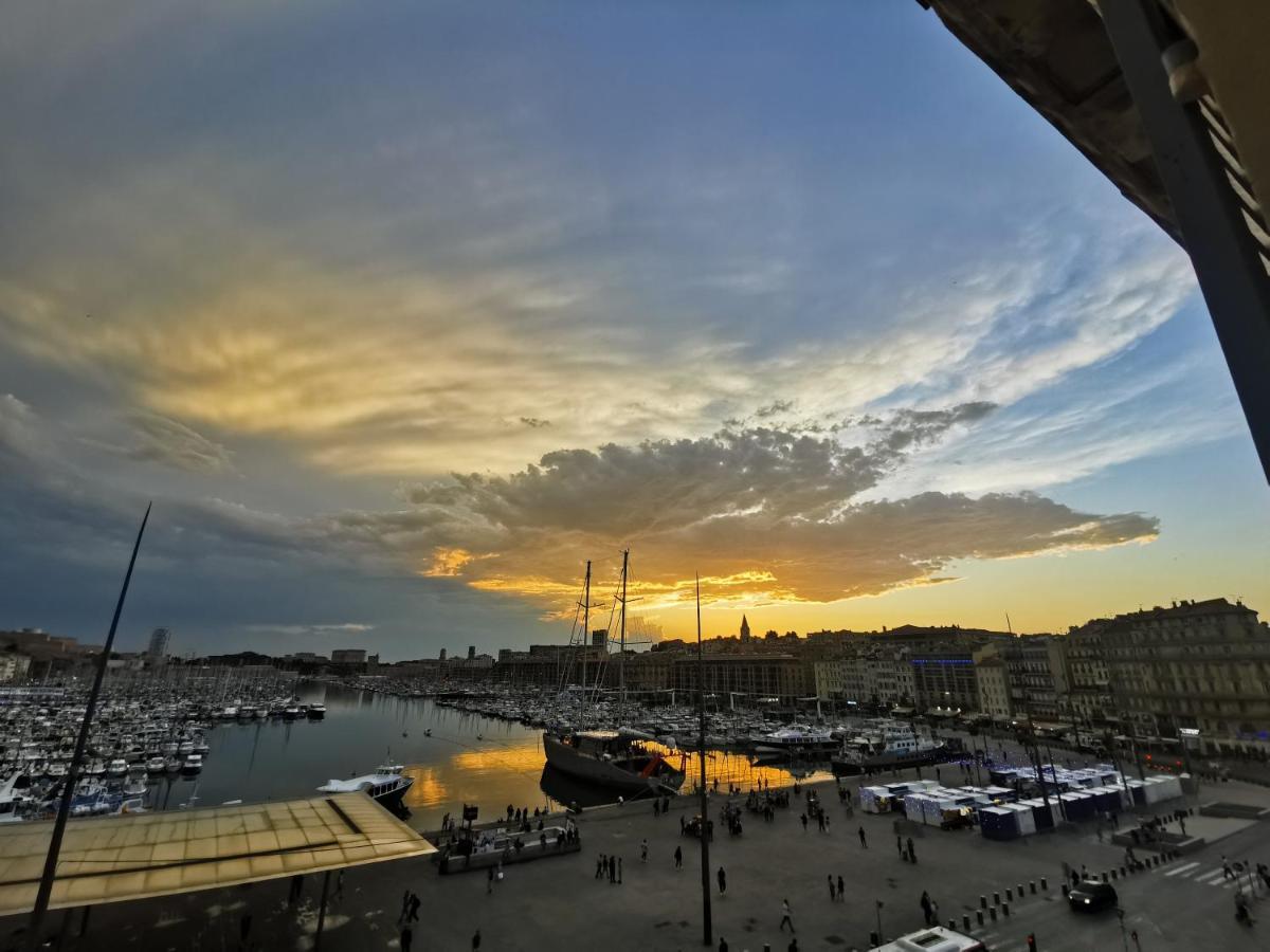 Face Au Vieux Port Vue 180 De Notre Dame Au Panier Lejlighed Marseille Eksteriør billede
